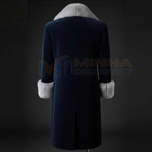 เสื้อโค้ทผู้ชาย ผ้าวูล/โพลีเอสเตอร์  ใส่สบาย  สำหรับใส่ในชีวิตประจำวัน  มีจำหน่าย - Product Image 3