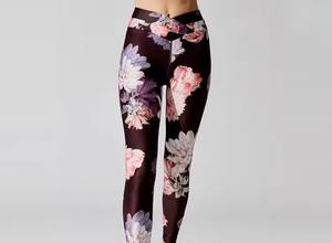 Hot Selling Women <b>Leggings</b> Sublimation <b>Legging</b> Breathable Lightweight Elastic Waist Yoga <b>Legging</b> Printed <b>Pattern</b> for Active Wear - Product Image 2