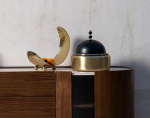 Nuevo diseño superventas de lujo hecho a mano clásico decorativo calentador de alimentos Buffet Hotpot cazuelas pulido árabe calentador de ollas calientes - Product Image 3