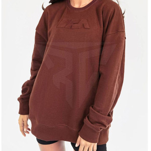 Sweat-shirt à col rond surdimensionné pour femmes hiver décontracté respirant séchage rapide 100% coton Streetwear bas prix 2025 nouvelle mode - Product Image 1