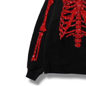 Sudaderas con Capucha de Invierno para Hombre, Hechas a Medida con Pedrería, Logotipo Personalizado, 100% Algodón Orgánico Transpirable - Product Image 4