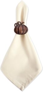 ห่วงใส่ผ้าเช็ดปากรูปวินเทจสุดหรูประดับโต๊ะปาร์ตี้งานแต่งงานทำจากไม้กระดาษทำจากทองเหลืองพิเศษสุดหรู - Product Image 2