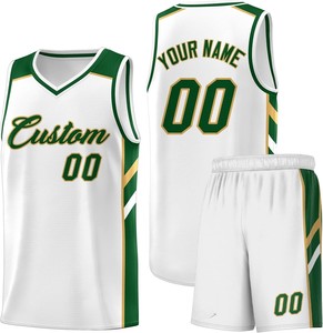 Uniformes de baloncesto sin mangas de poliéster con estampado personalizado 2025, conjunto de ropa de equipo, malla transpirable de secado rápido, diseño OEM ODM con cuello en V - Product Image 3