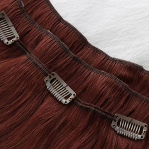 Vente en gros d'extensions de cheveux indiens à trame unique sans couture de haute qualité à clipser 100% cheveux humains alignés avec des cuticules droites en os vierge - Product Image 4