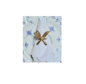 ที่มีคุณภาพสูงแหวนผ้าเช็ดปากทองเหลือง4ชิ้นเครื่องใช้ในอาหารเย็นใช้ตกแต่งรายการที่ดีที่สุดการออกแบบทองเหลืองแหวนผ้าเช็ดปากลวดแข็ง - Product Image 3