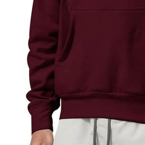 เสื้อสเวตเตอร์สวมหัวมีฮู้ดโอเวอร์ไซส์สำหรับผู้ชายเสื้อกันหนาวผ้าฝ้ายแบบสวมหัวทรงหลวมเสื้อมีฮู้ดแขนยาวลำลองแฟชั่น - Product Image 4