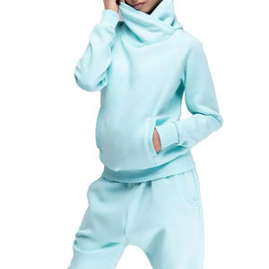 Conjunto de Dos Piezas de Sudadera y Pantalones Deportivos de Lona Sólida para Mujer, 100% Algodón, Transpirable, Ecológico, Ropa Deportiva Urbana - Product Image 2