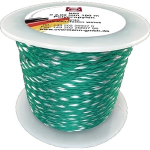 สายวัดระยะโอเวอร์แมนน์ ยาว 50 เมตร เส้นผ่านศูนย์กลาง 1.2 มม. รับน้ำหนักได้ 25 กก. ผลิตจากโพลีโพรพิลีน สีเขียว/ขาว แพ็ค 12 ชิ้น - เทปวัดระยะแบบโปรโมชั่น - Product Image 1