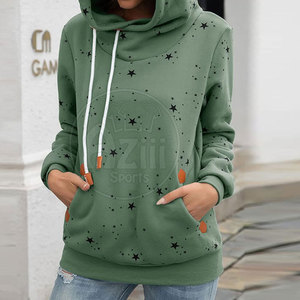 Sudaderas con Capucha Casuales de Invierno para Mujer, Fabricadas en Pakistán, con Color y Logotipo Personalizados, con Logotipo Frontal - Product Image 2