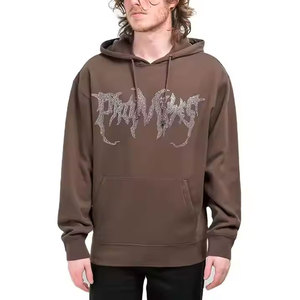 Service OEM, best-sellers, design haut de gamme, sweats à capuche pour hommes avec strass, basiques, légers et confortables - Product Image 1
