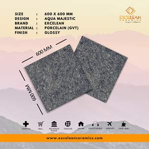 Black Chip Design Marbre 60by60 Cm Carreaux De Sol En Porcelaine Émaillée Carreaux De Sol Vitrifié 24by24 Cm Carreaux Porcelanato Wall India - Product Image 2