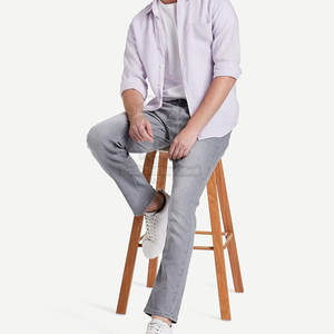 Pantalones Vaqueros Ligeros para Hombre, los Más Vendidos, Ropa Casual, Pantalones Vaqueros para Hombre de Primera Calidad - Product Image 3