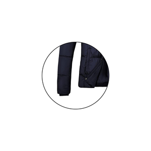Chaqueta acolchada de burbujas de invierno Unisex, decoración de piel de oveja con capucha transpirable, logotipo personalizado, cuello con cremallera, estilo informal de punto - Product Image 5