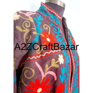 Chaqueta Étnica Bordada al por Mayor, Abrigo Femenino de Otoño/Invierno, Diseño Tradicional Premium, Ropa Exterior Ecológica y de Moda - Product Image 3