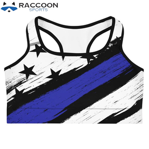 Women's Yoga & Fitness Sports <b>Bra</b> with Sublimation Printing Breathable Eco-Friendly Four-Way <b>Stretch</b> by Raccoon Sports - Product Image 5