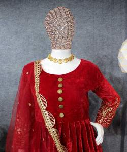 Venta al por mayor Indian Sharara Modest Blusas Camisas Boutique Party Suit - Product Image 4