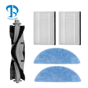 Kit de Repuesto de Cepillo Principal, Filtro HEPA y Paño de Limpieza Compatible con <span class=keywords><strong>Cecotec</strong></span> Congas Y70 / Y70 Genesis / Y50 / Y50 X-Treme, Repuestos para <span class=keywords><strong>Robot</strong></span> Aspirador - Product Image 1