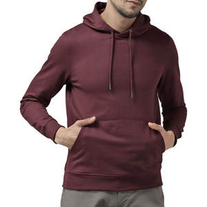 เสื้อฮู้ดดี้ผู้ชายเนื้อหนัก 280-520 GSM สกรีนโลโก้ได้ ผ้าฟลีซนุ่ม อุ่นสบายสำหรับฤดูหนาว เนื้อผ้านุ่มละมุนผิว ทรงสลิมฟิต สไตล์ลำลอง - Product Image 1