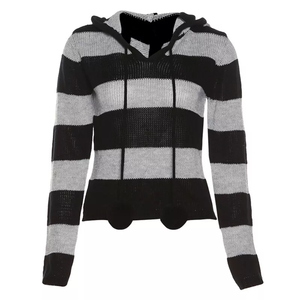 Sudadera con capucha de mujer impresa con logotipo profesional de talla grande y color personalizado Venta en línea Sudadera con capucha de manga completa para mujer Servicios OEM - Product Image 5