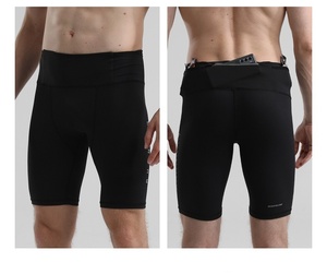 Shorts d'entraînement athlétiques à séchage rapide pour hommes Leggings de fitness avec logo personnalisé Skinny Fit Compression Running Tight DDP shipping - Product Image 1