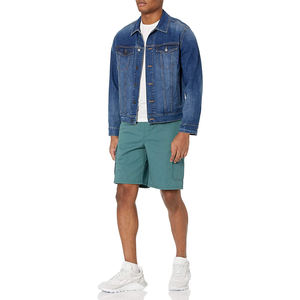 Short de plage personnalisé pour homme avec deux poches latérales 100% Polyester 240 GSM Décoration vintage de qualité supérieure Style formel - Product Image 1