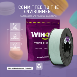 Filament WINKLE PLA HD Pastel 1,75 mm 1 kg pour imprimante 3D, vente en gros, finition mate FDM, impression facile, sans déformation, tolérance 0,05 mm, 190-230 - Product Image 5