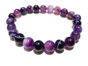 Tipos de pulsera de piedras preciosas genuinas Pulsera de cristal elástica para hombres y mujeres para su regalo - Product Image 2