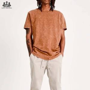 Camiseta de Hombre Estilo Urbano con Lavado Ácido |   Camiseta de Punto 100% Algodón |   Ecológico, Transpirable y de Secado Rápido |   Proveedor de Logotipos Personalizados - Product Image 1