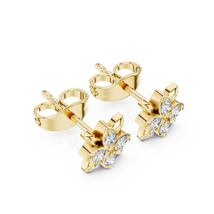 แหวนเพชรโมอิสสี่แฉกคลาสสิก925เงินและต่างหูฝังเพชรดีไซน์เรียบง่ายหรูหราเครื่องประดับหรูหราน้ำหนักเบาสำหรับสุภาพสตรี - Product Image 5