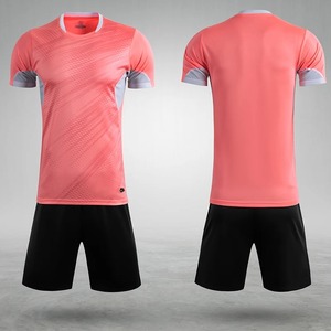 <b>men</b> short sleeve <b>pink</b> soccer jersey set red adult football uniform boy navy blue kids soccer <b>shirt</b> customized name DIY number - Product Image 6