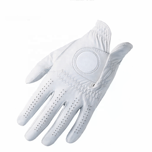 Golf <b>Gloves</b> Cabretta Leather Wholesale Sheepskin Golf <b>Gloves</b> Palm Soft Custom Logo OEM Color Feature Material Origin Gender Size - Product Image 4