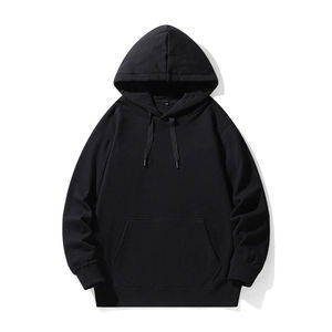 <b>Red</b> and Black Color Combination Highest Quality Winter Zipper Hoodie with Custom Logo for <b>Men</b> in Cotton/Polyester - Product Image 2