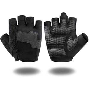 Guantes de Gimnasio y Levantamiento de Pesas con Correa de Muñeca Ajustable Antideslizante de Cuero con Logotipo Personalizado, Gran Venta 2026, Unisex - Product Image 1