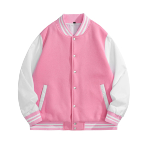 Man Jacket New Wholesale 2025 Custom Applique Embroidery Winter <b>Stand</b> Collar Windproof Baseball Letterman Varsity Jackets - Product Image 1