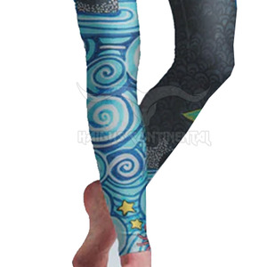 Nuevo diseño de talla grande Leggings de Yoga de secado rápido Impresión 3D Cintura alta Logotipo personalizado Servicio OME Hecho de Spandex Patrón sólido - Product Image 6