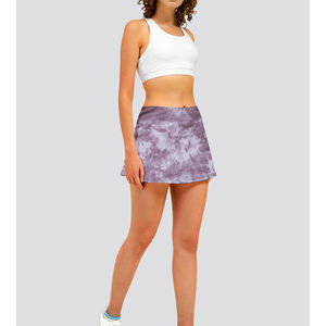 Faldas Casuales Personalizadas, Transpirables y Antibacterianas para Mujer, de Algodón/Poliéster/Elastano, Falda Mini de Cintura Alta, Deportiva - Product Image 1