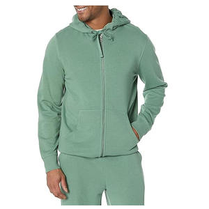 Sweat-shirts pour hommes en coton 100% French Terry, effet délavé, motif uni, col à capuche, impression de logo personnalisée, service OEM - Product Image 2