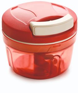Kitchen Turbo <b>Manual</b> <b>Chopper</b> Plastic SS Blade Pull Cord Portable Dish Wash Safe 500ml Premium Home Hotel Restaurant Wholesale - Product Image 1
