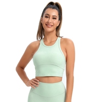 Premium Kwaliteit Vrouwen Gym Kleding Groothandel Aanpasbare Crop Sportbeha Backless Activewear Zachte Stof Fitness Kleding Fabriek