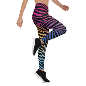 Pakistan Fabrication Dames Collants Taille Haute Sport Jogging Workout Gym Yoga Leggings Avec Sublimation Imprimé Conception - Product Image 5