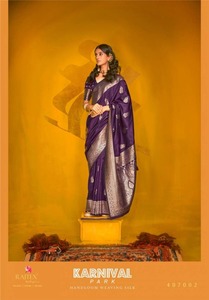 Exquisito saris con estampado de seda para mujer de NEETA CREATION, diseños modernos y elegantes y vibrantes, sin arrugas, de secado rápido, reversible, informal - Product Image 3