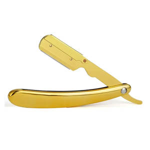 Soporte de maquinilla de afeitar de corte de pelo de una sola hoja recta de acero inoxidable puro para maquinillas de afeitar para hombres maquinilla de afeitar de garganta - Product Image 3