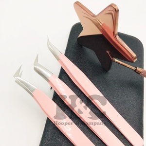 แหนบขนตาปลอมขนมิงค์แบบแบนแหนบปลายเงินสำหรับต่อขนตาโลโก้แบบกำหนดเอง - Product Image 6