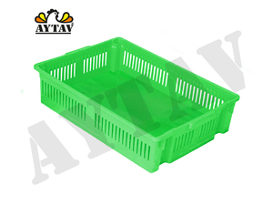 Caja para Pollitos de 1 Compartimento, Plástico AYTAV, Equipo de Transporte de Aves Vivas para Granjas Avícolas - Product Image 2