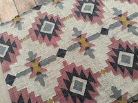 100% Wolle Jute Teppiche Luxus bestickte geometrische Vintage Blumenmuster Teppich Home Living Küche Beste Qualität Großhandel Teppich