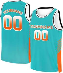 Jersey de equipo de baloncesto cosido Impresión digital sublimación diseño propio personalizado con logotipo - Product Image 2
