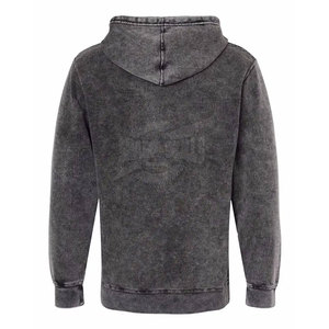 Sudaderas con Capucha Personalizadas OEM con Lavado Ácido para Hombre, de Algodón/Poliéster, Transpirables, Ligeras, con Patrón Liso y Técnica de Teñido Simple - Product Image 3