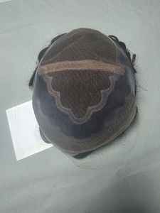 Taz Hair Bangladesh Prótesis Artículo Suelto Onda profunda Bollywood Modelo Tupé Peluca para hombres Suave indio Onda de agua Cabello humano - Product Image 3