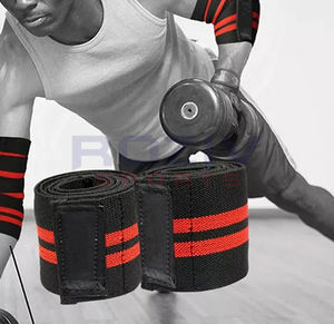 สายรัดข้อศอกผ้าฝ้ายระบายอากาศ น้ำหนักเบา บรรเทาอาการปวด ปรับได้ ยืดหยุ่น สำหรับยกน้ำหนัก คุณภาพสูง พร้อมโลโก้สั่งทำ - Product Image 2