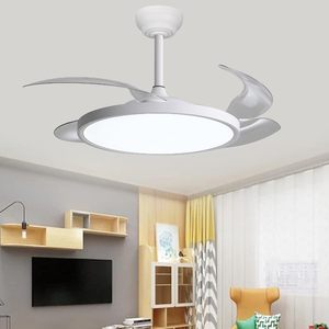 Lámpara Ventilador LED Ultra Silenciosa LEDUNI 36W+DC 30W, 20 Pulgadas, Cuerpo de Madera, Control Remoto, Función Verano/Invierno, 30000 Horas de Duración - Product Image 5